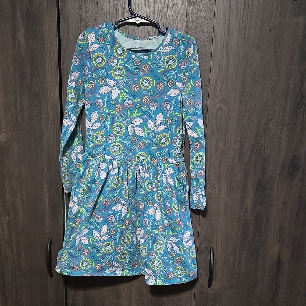 Green Cotton by Garnet Hill Kids Dress